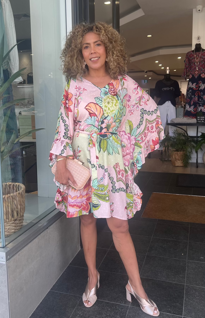 Kaftan Dress - Multi Dobby - JG4
