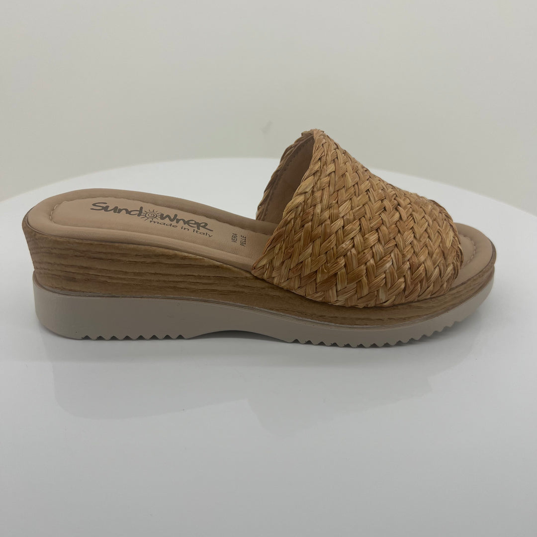 Elonora Wedge - Cuoio - SD4