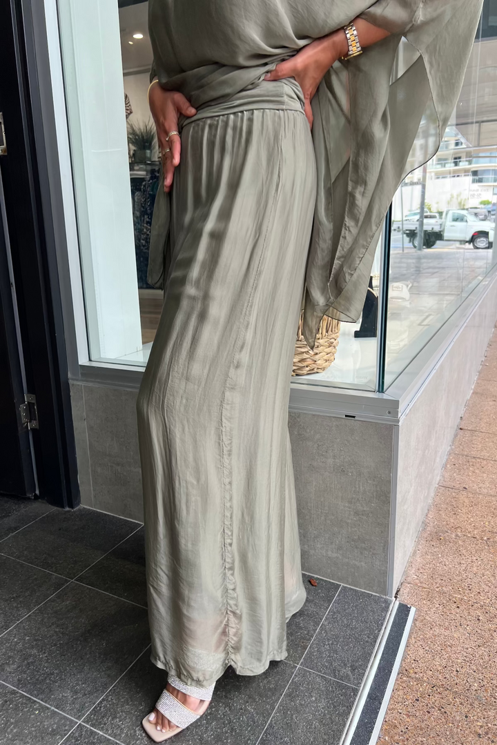 Dahlia Pant - Khaki  - CG68