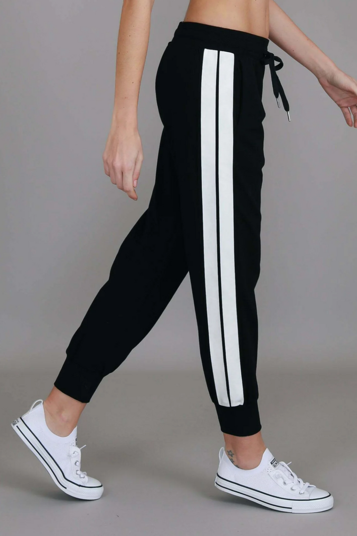 Longford Side Line Sweatpants - Black - RD14