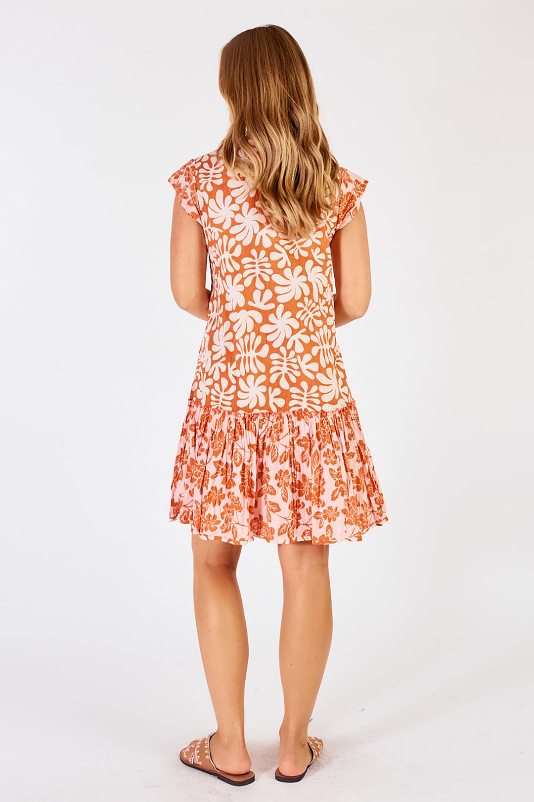 Mia Dress - Apricot - LL9