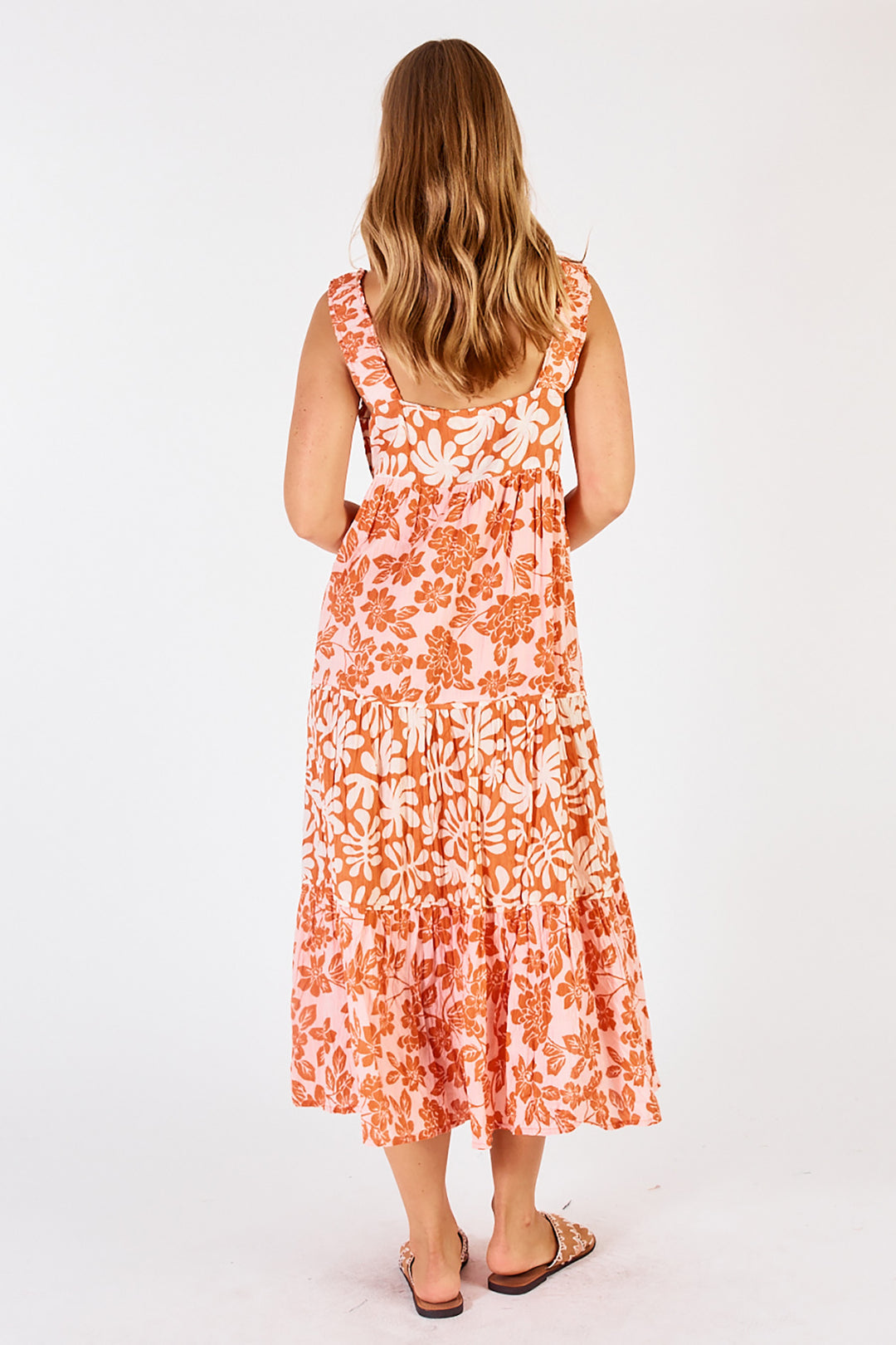 Mia Sundress - Apricot - LL18