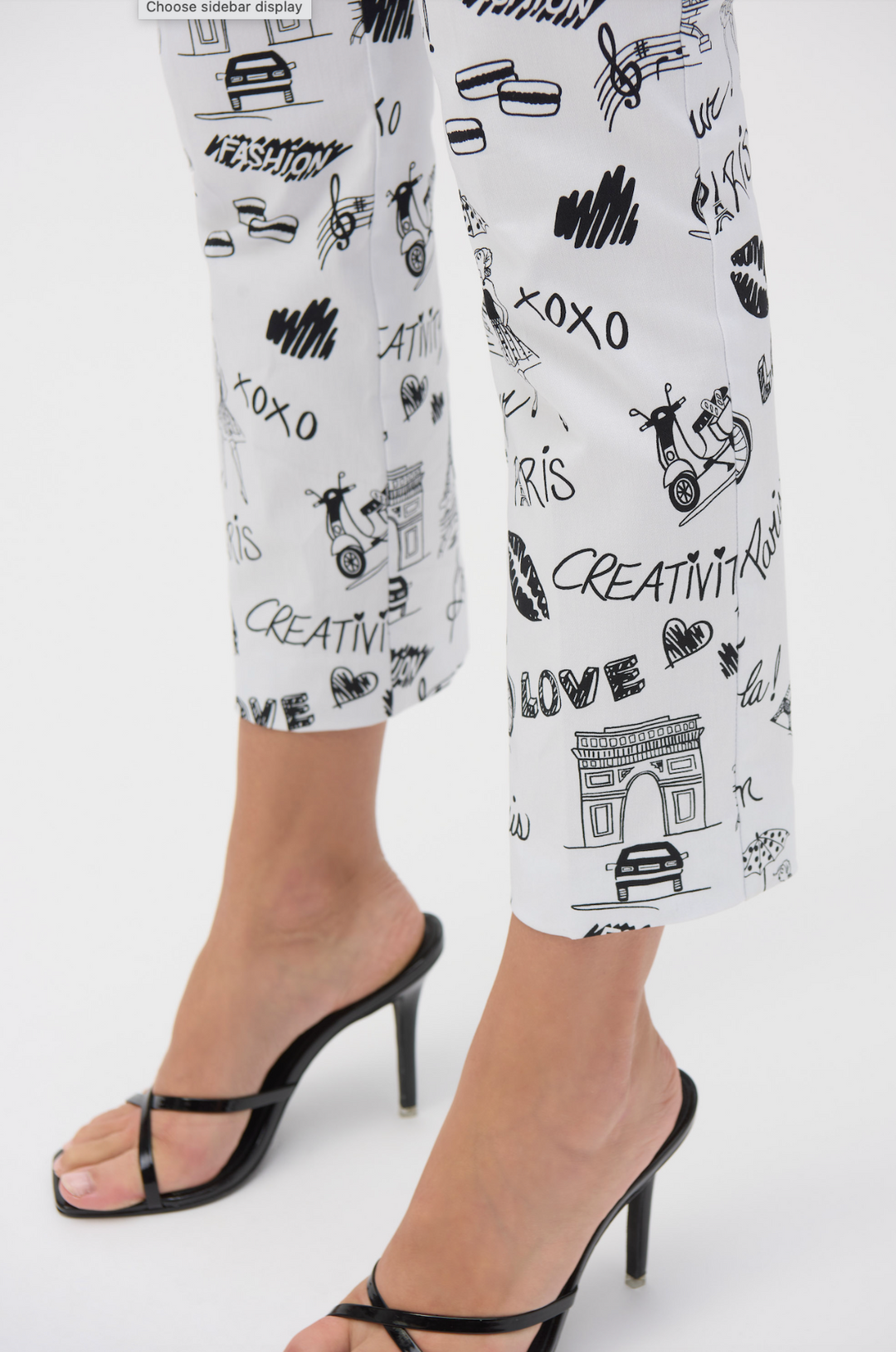 Millennium Print Pant - Vanilla/Black - JR73