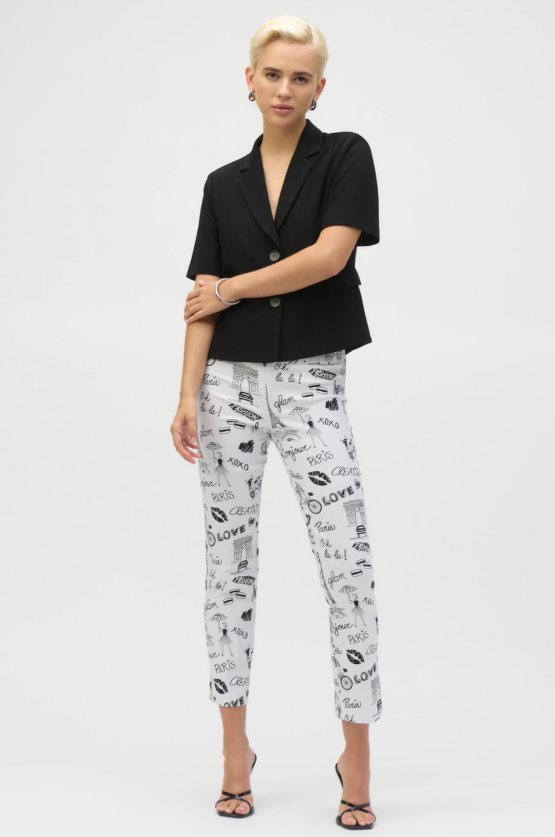 Millennium Print Pant - Vanilla/Black - JR73