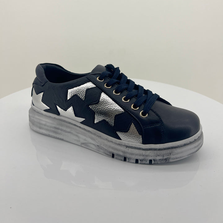 Navy Silver Taipei Sneaker - RS35