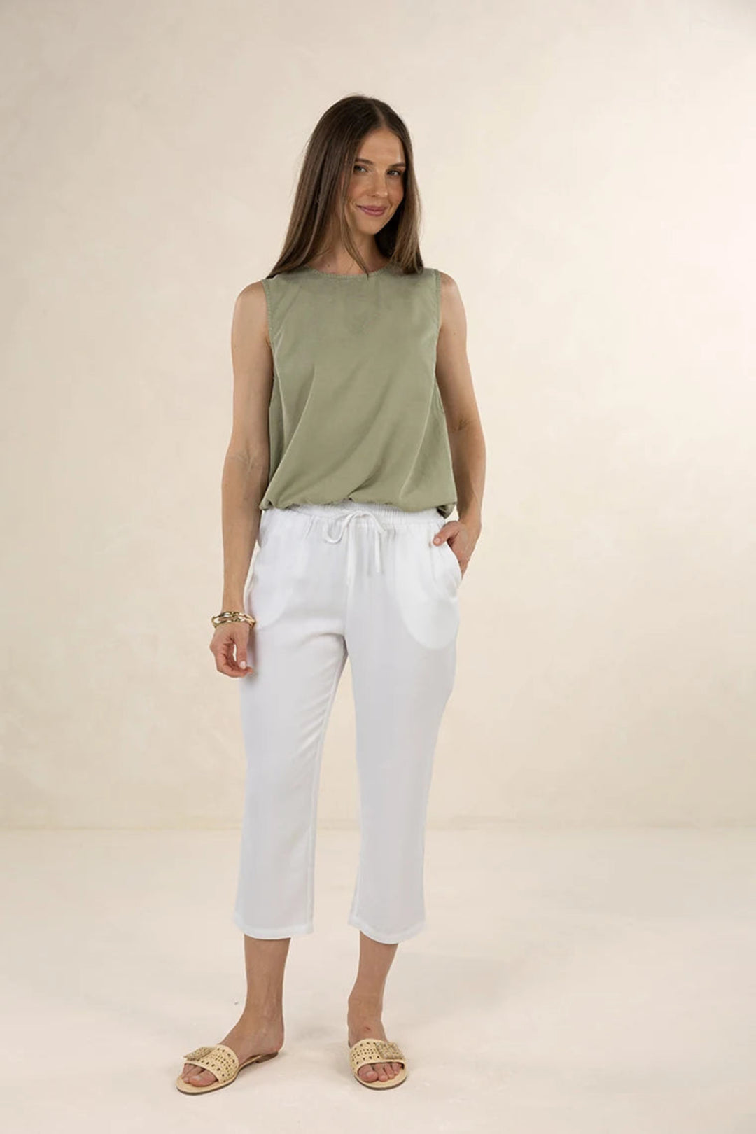 Humidity Lifestyle Onyx Top - Khaki