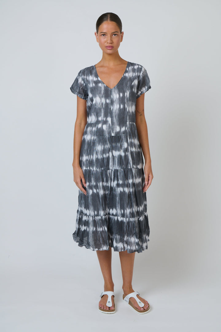 Shadow Basalt Cotton Dress