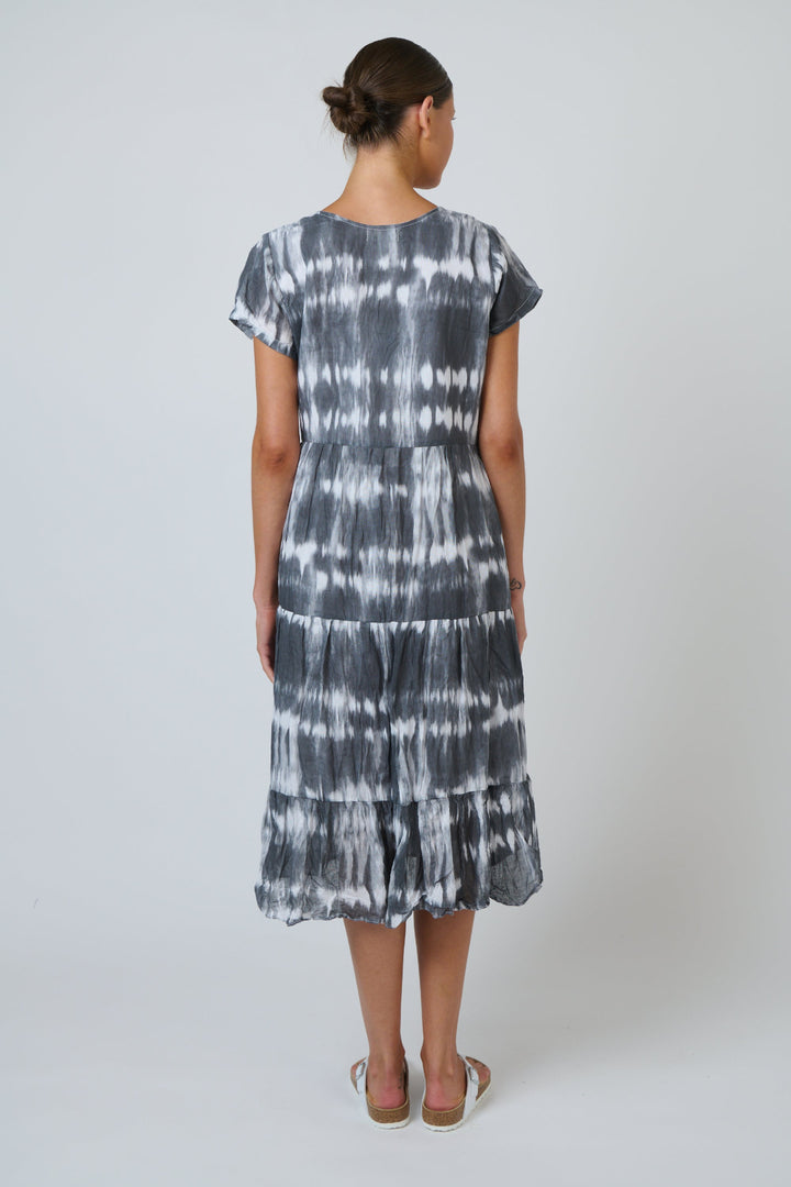 Shadow Basalt Cotton Dress