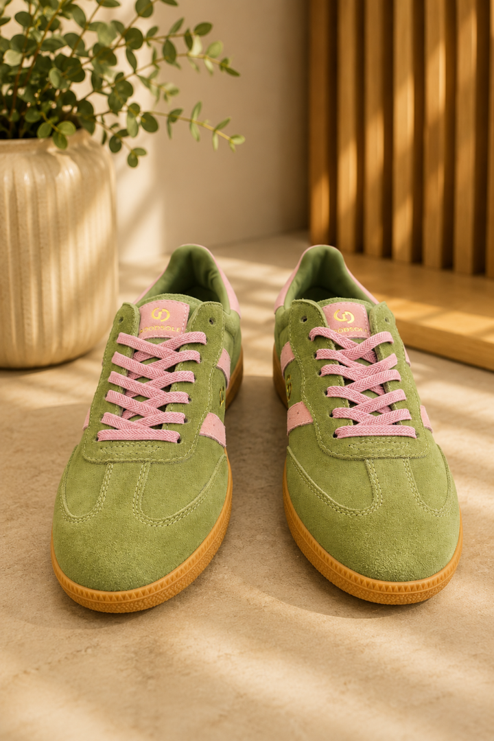 Parallel Sneaker  - Sage/Pink - GO2