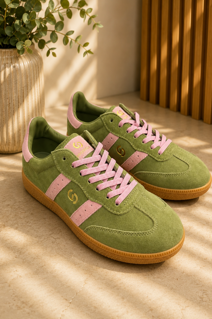 Parallel Sneaker  - Sage/Pink - GO2