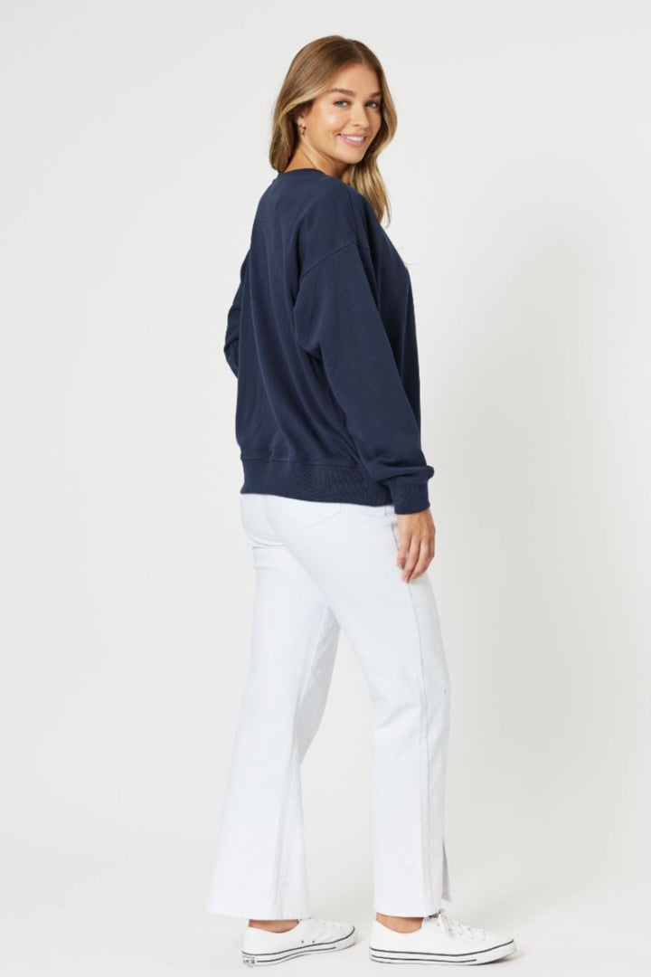 Paris Sweatshirt - Navy - TZ8