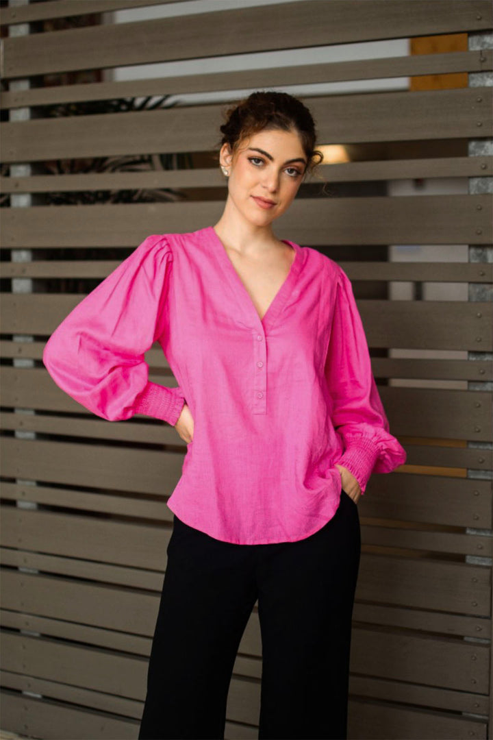 Quinn Shirt - Hot Pink - SO8