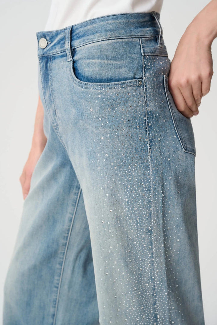 Joseph Ribkoff Rhinestone Jean