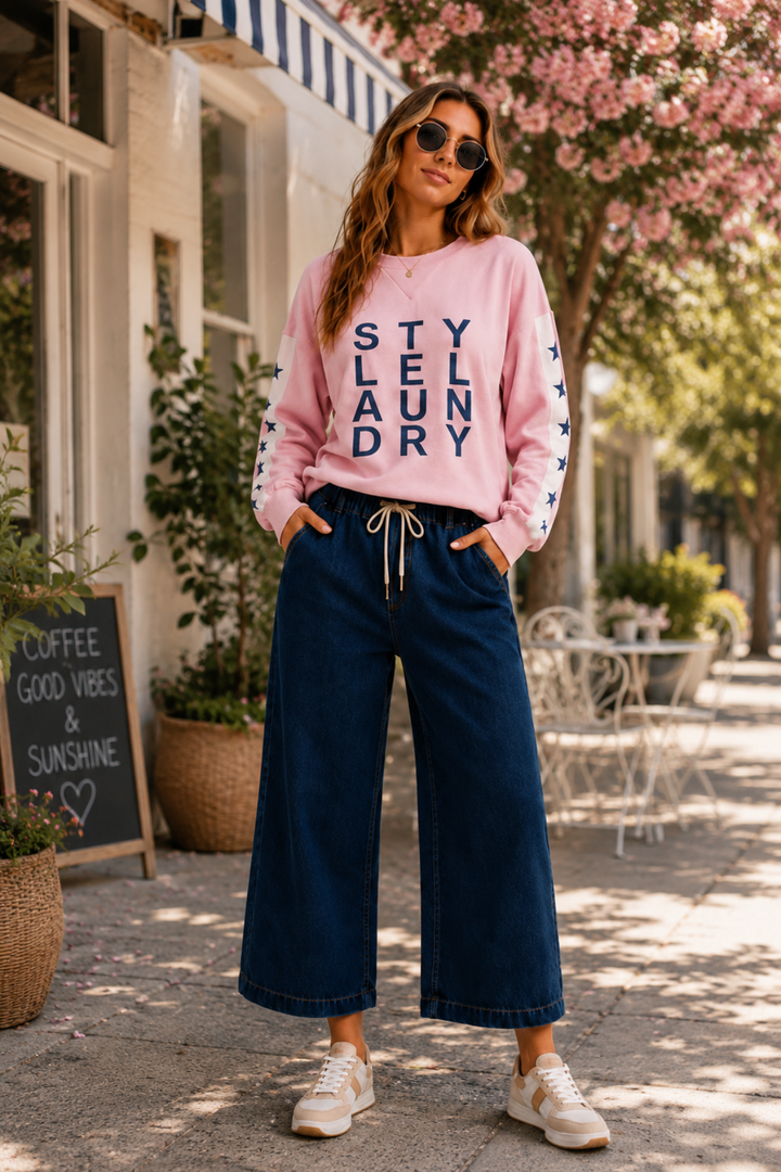 Rubi Crop Jean - Indigo Blue - SL3