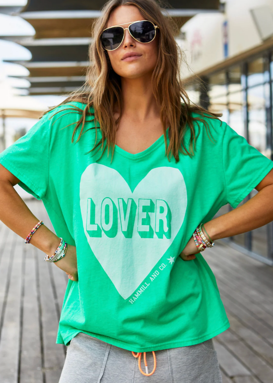 Lover Tee - Green - HC9