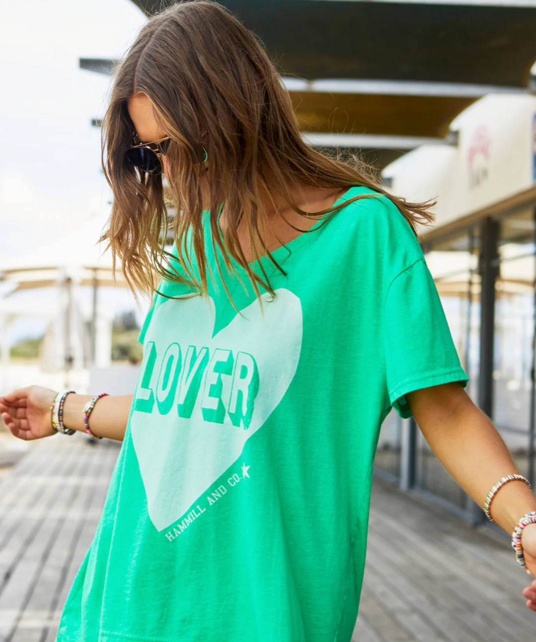 Lover Tee - Green - HC9