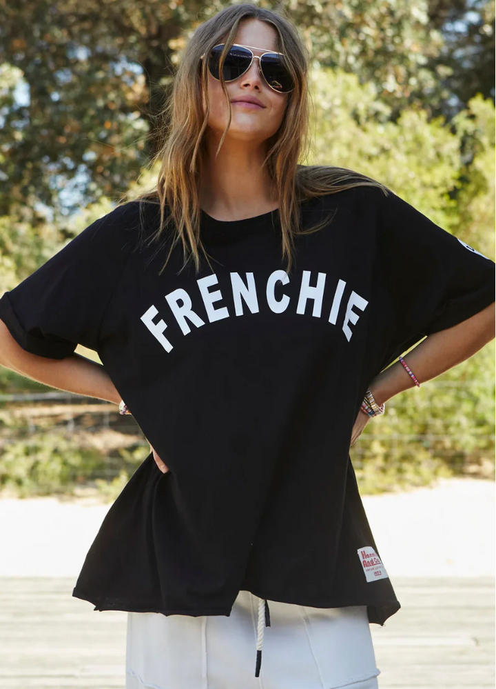 Frenchie Tee - Black - HC10