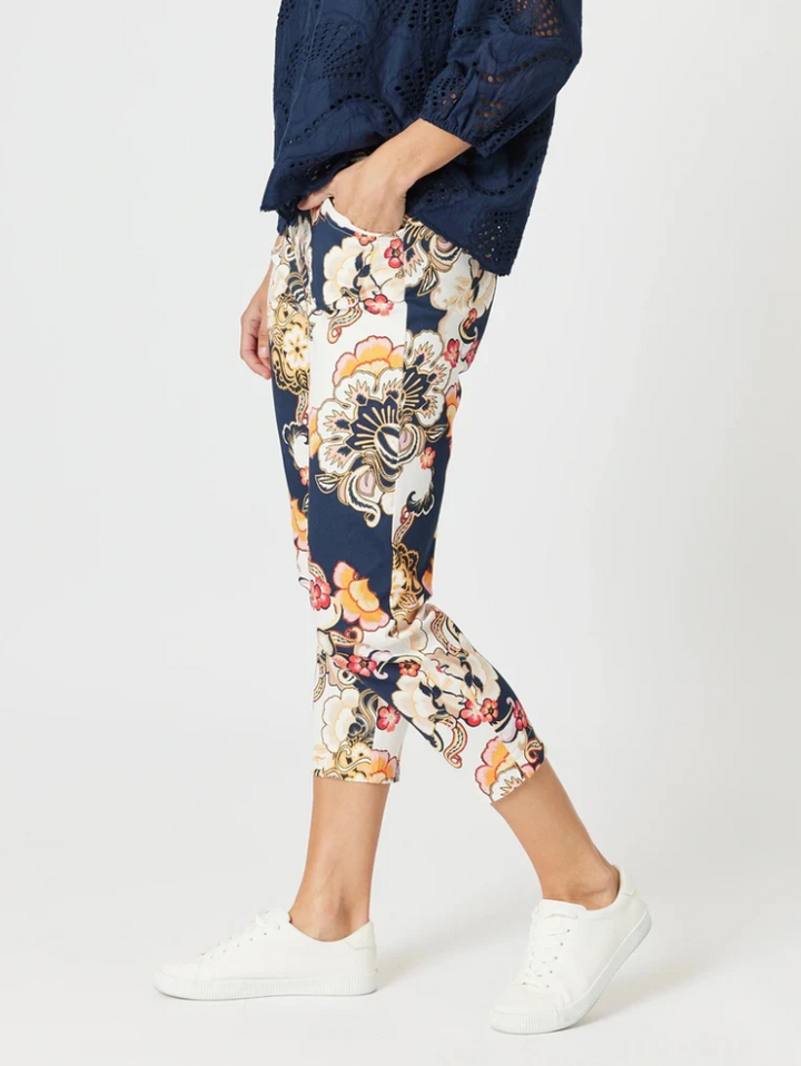 Lexi Print Pant - Navy - GS9