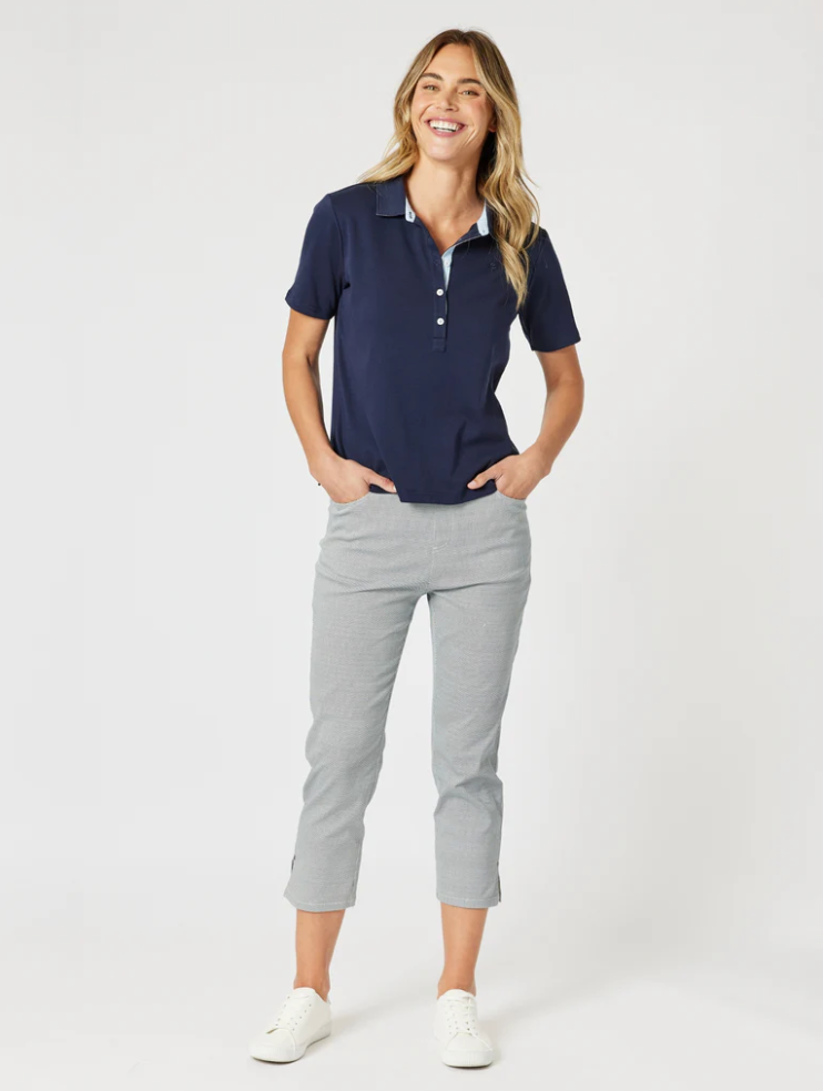 Classic Rib Polo - Navy - GS10