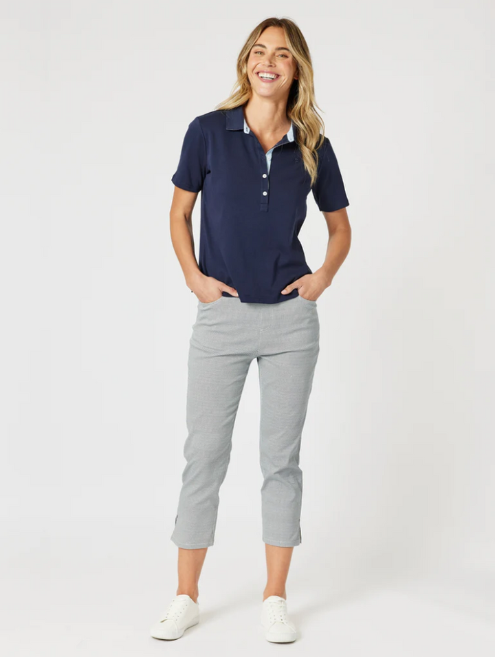 Classic Rib Polo - Navy - GS10