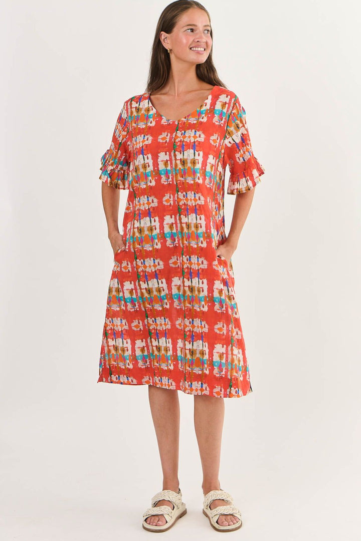 Sunrise Cotton Dress - Tutti Frutti - N21