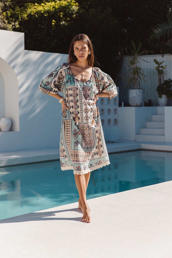 Sydney Dress - Taj Print - PL11