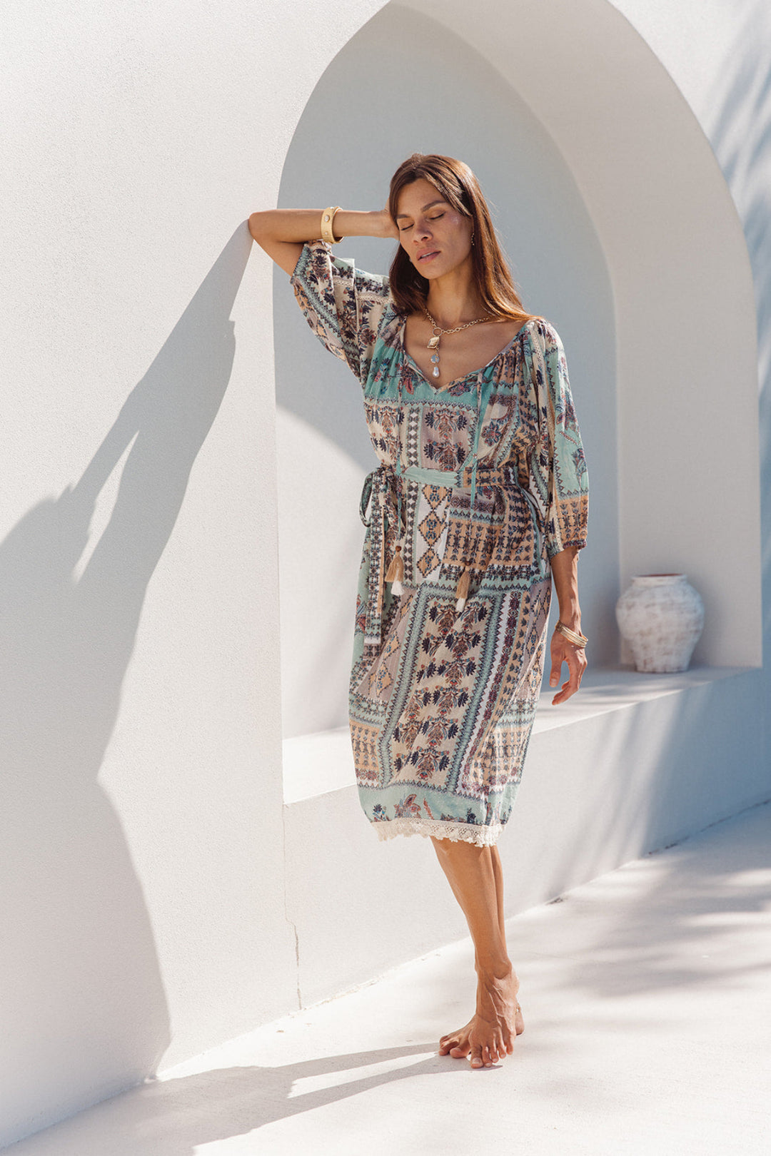 Sydney Dress - Taj Print - PL11