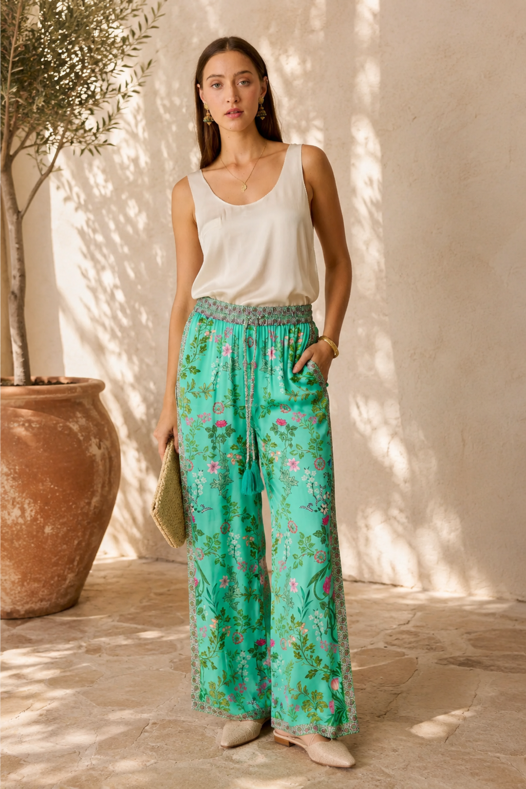 Tatiana Pant - Green - RY15