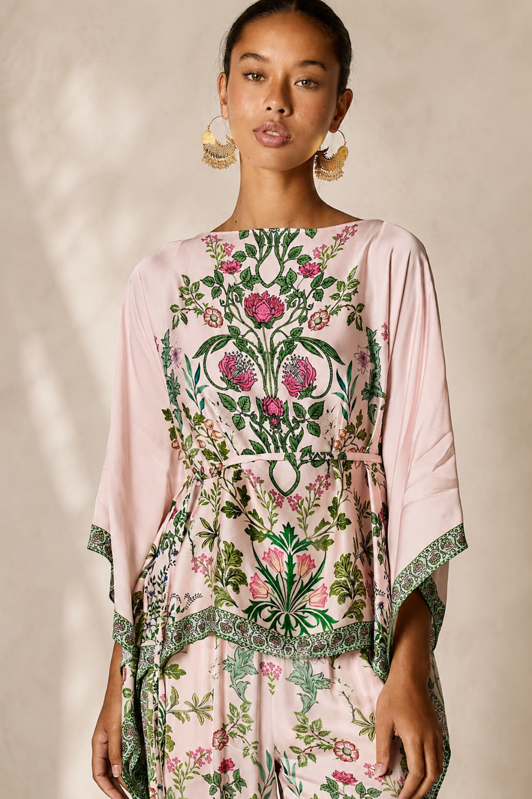 Tatiana Poncho Top - Pink - RY18