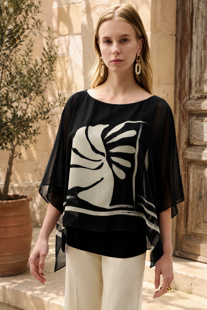 Tropical Poncho Top - JR4