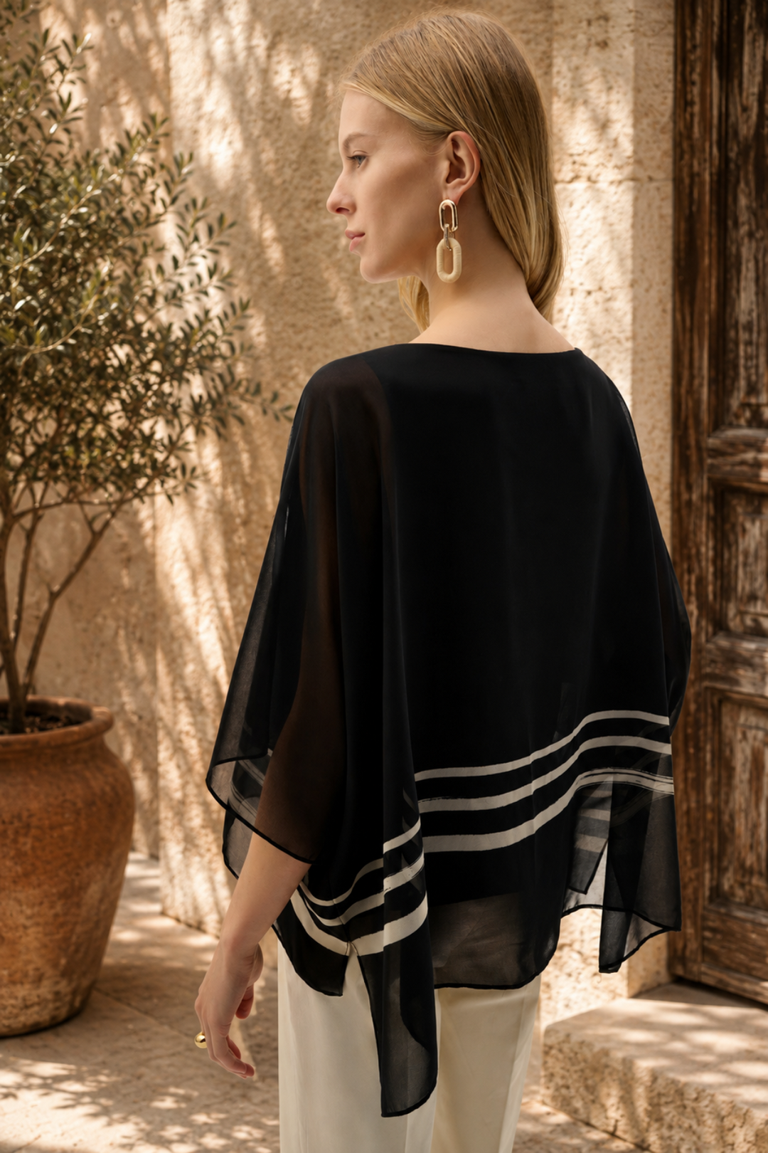 Tropical Poncho Top - JR4