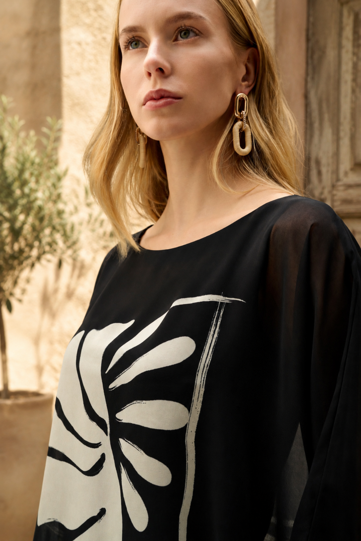 Tropical Poncho Top - JR4