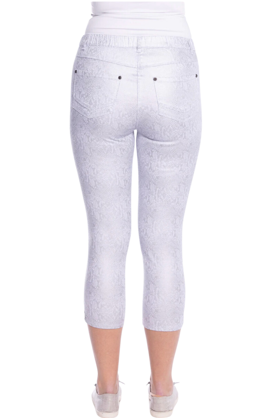 Snake Foil Capri Jegging - Silver - CL3