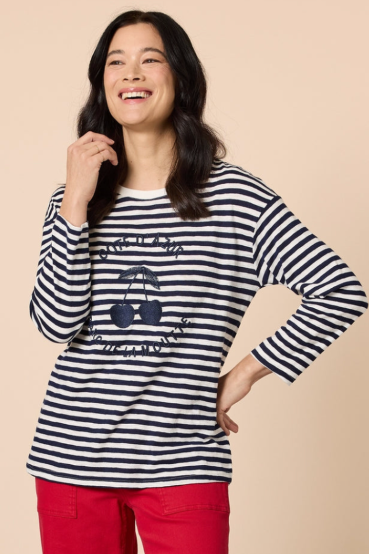 Cherry Tee - Navy/White - GS26