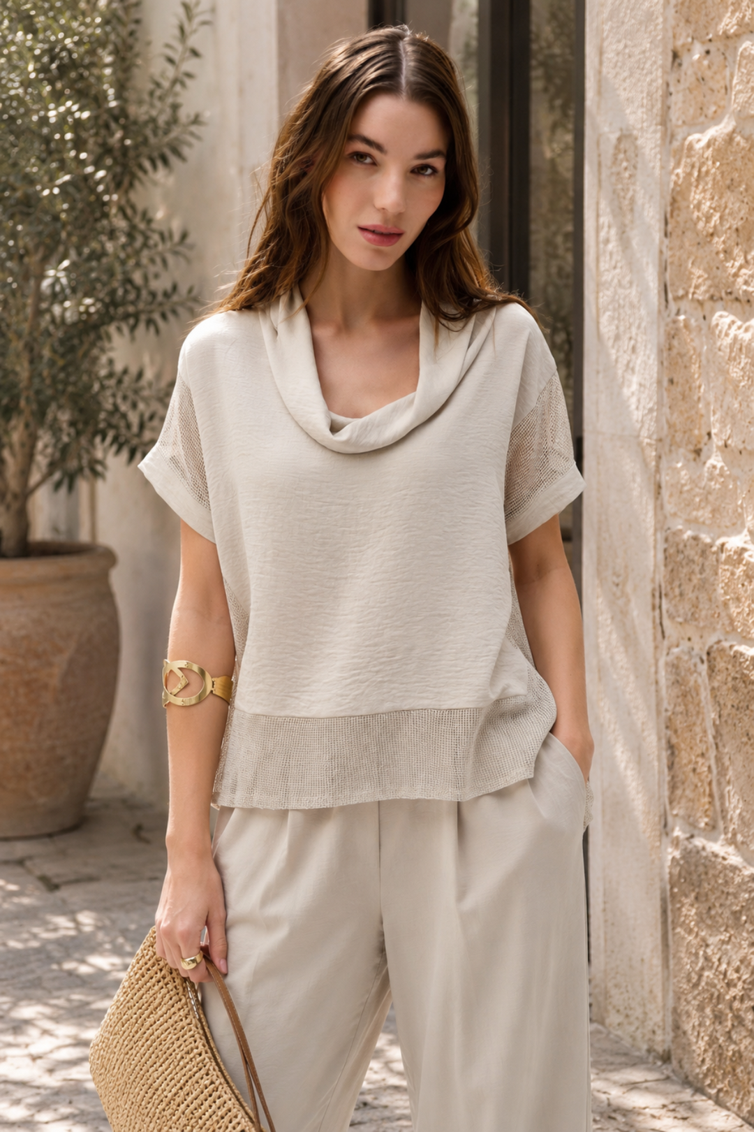 Woven Gauze Top - JR29