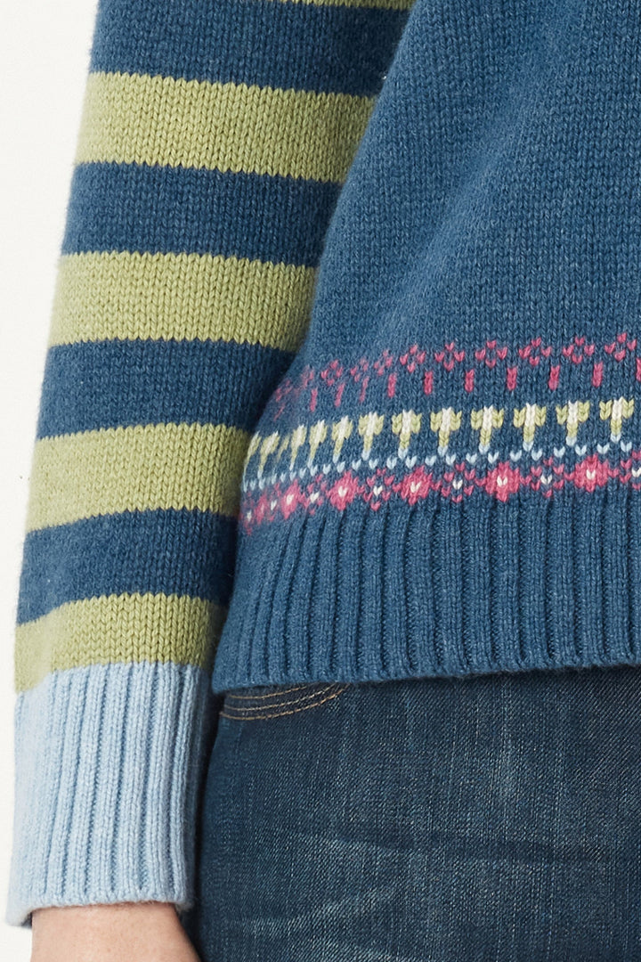 Fairisle Jumper - Denim - ZP1