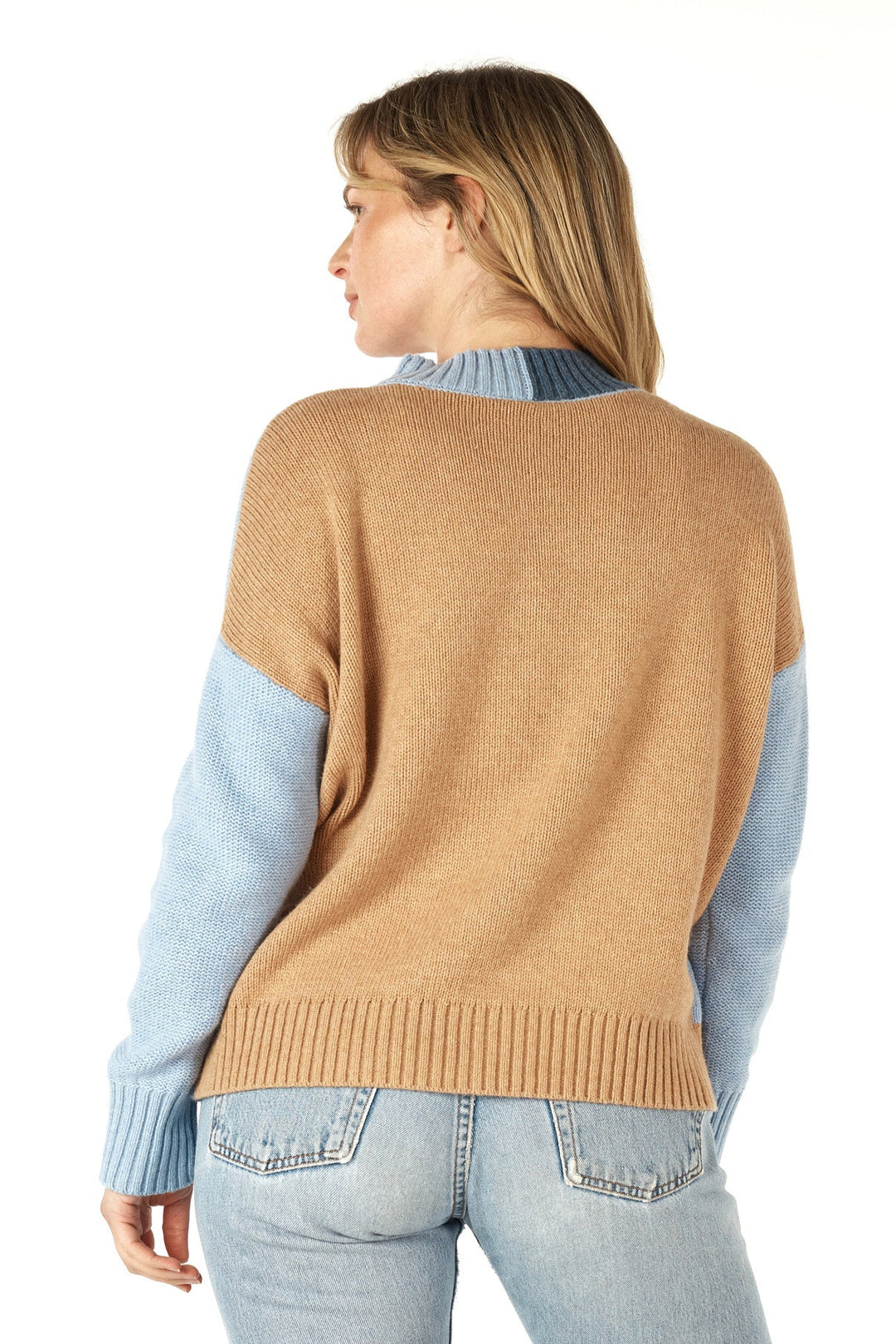 Colour Block Jumper - Mist - ZP2