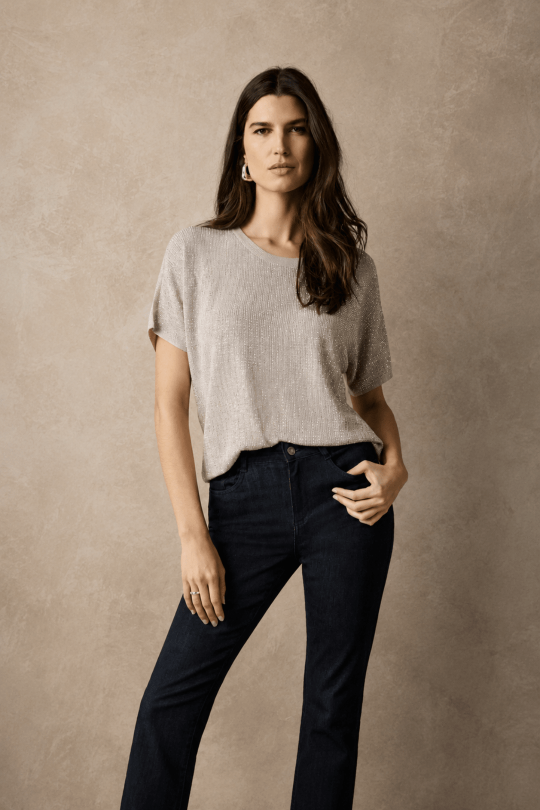 Adele Knit - Moonstone - JR2 - Pizazz BoutiqueJoseph Ribkoff
