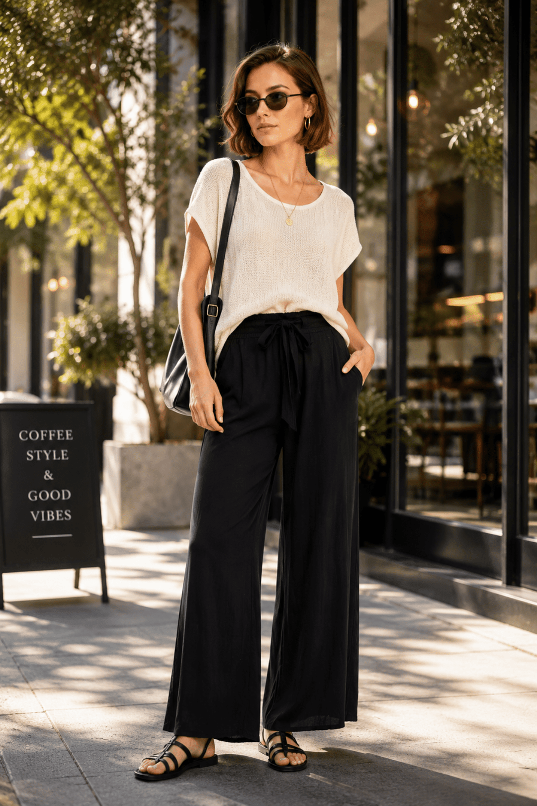 Adina Pant - Black - CB4 - Pizazz BoutiqueCarbon The Label