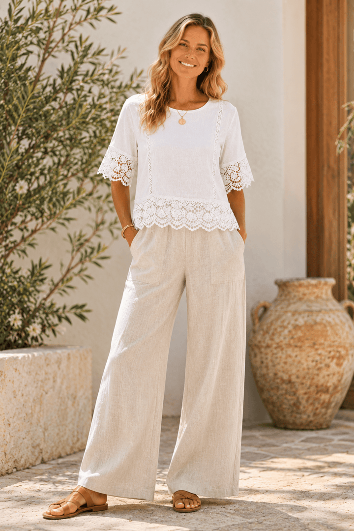 Adora Top - White - Pizazz BoutiqueFree Angel