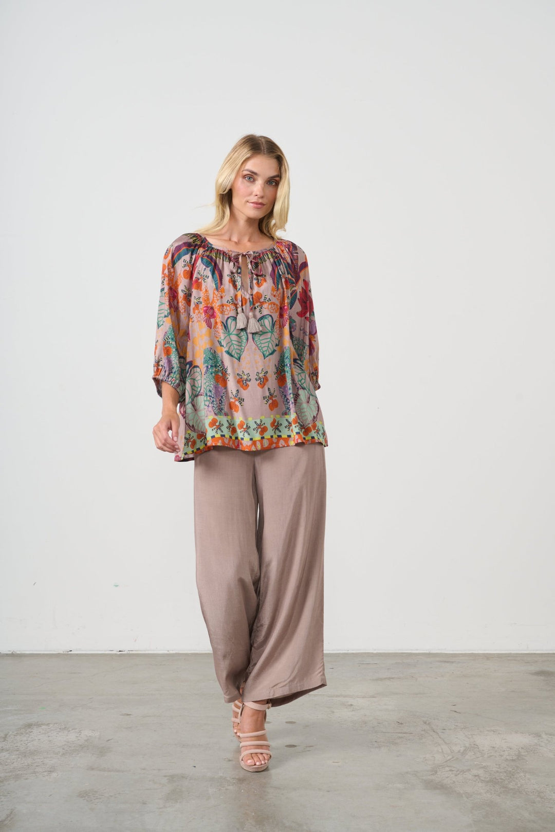 Aella Pant - Mushroom - CJ24 - Pizazz BoutiqueCaju