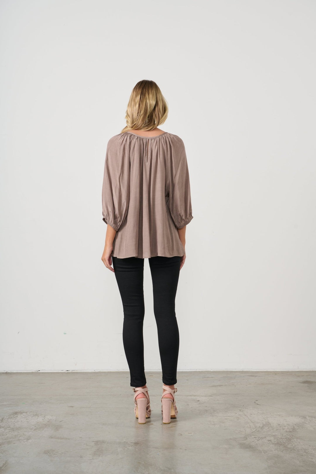 Aella Tie Top - Latte - CJ19 - Pizazz BoutiqueCaju