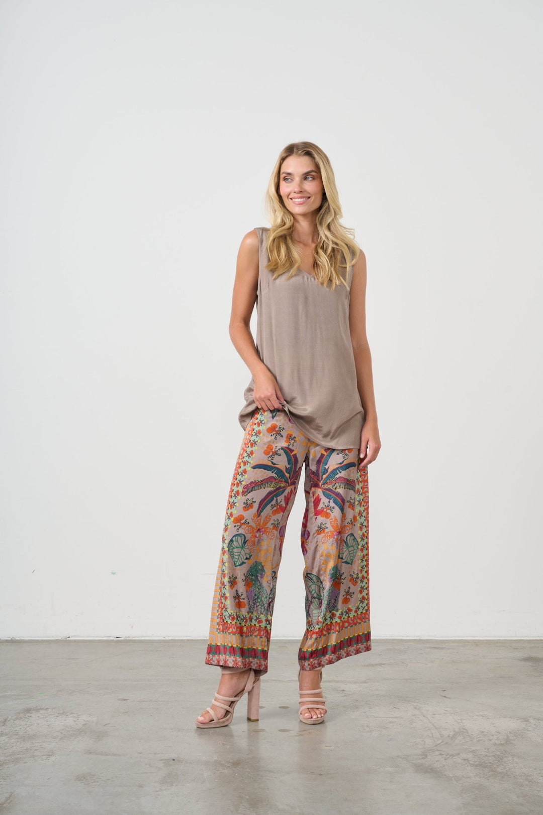 AellaTank Top - Mushroom - CJ23 - Pizazz BoutiqueCaju
