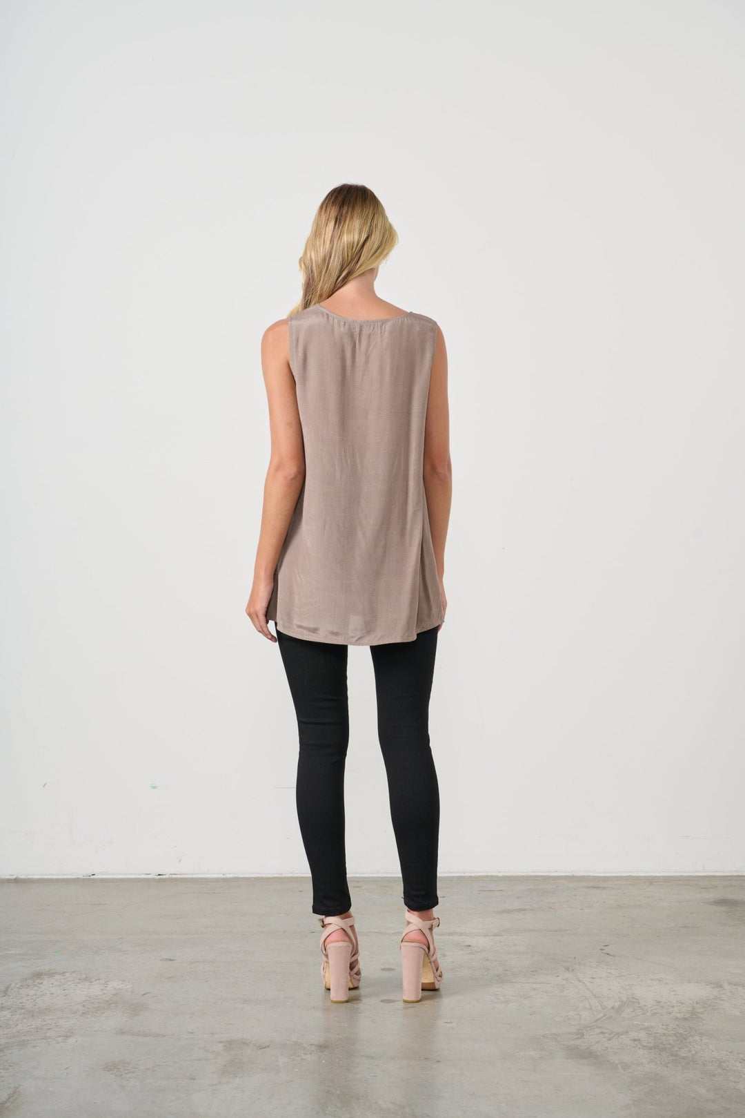AellaTank Top - Mushroom - CJ23 - Pizazz BoutiqueCaju