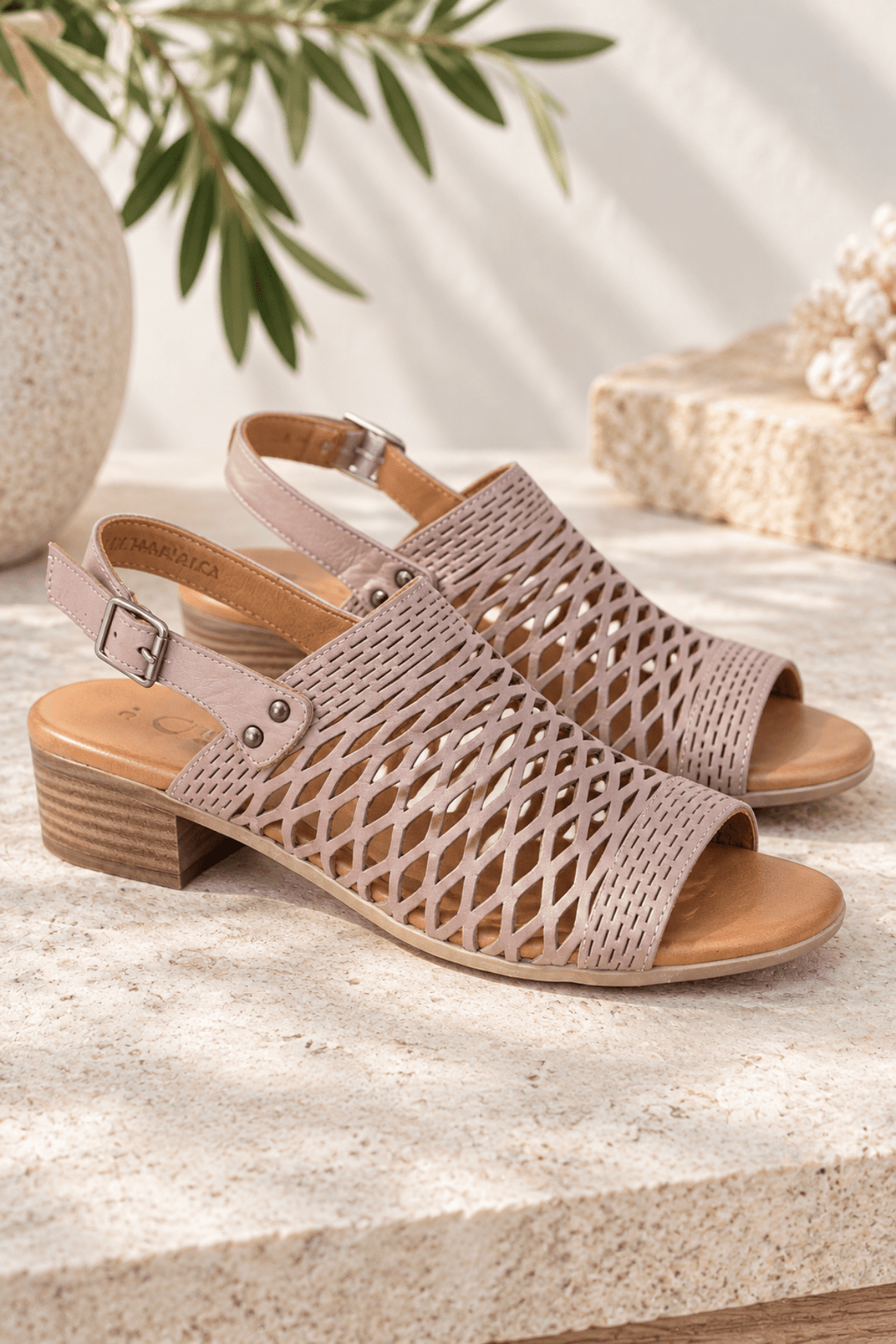 Alaca Taupe Sandal - C5 - Pizazz BoutiqueCabello