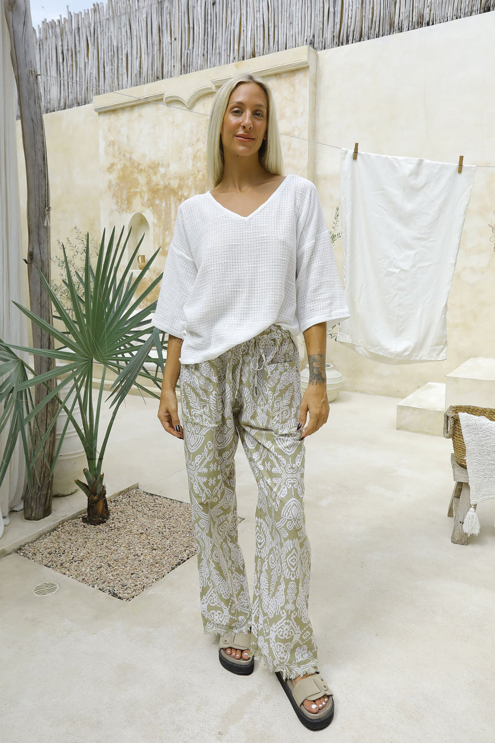 Alba Top - Natural White - CB15 - Pizazz BoutiqueCarbon The Label