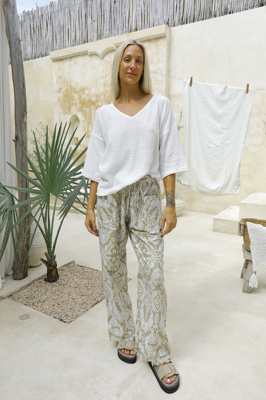 Alba Top - Natural White - CB15 - Pizazz BoutiqueCarbon The Label