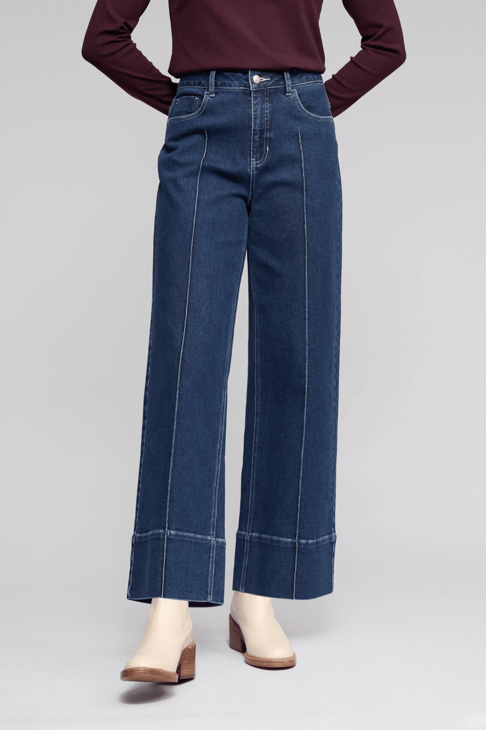 Alley Jean - Dark Blue - VA23 - Pizazz BoutiqueVassalli