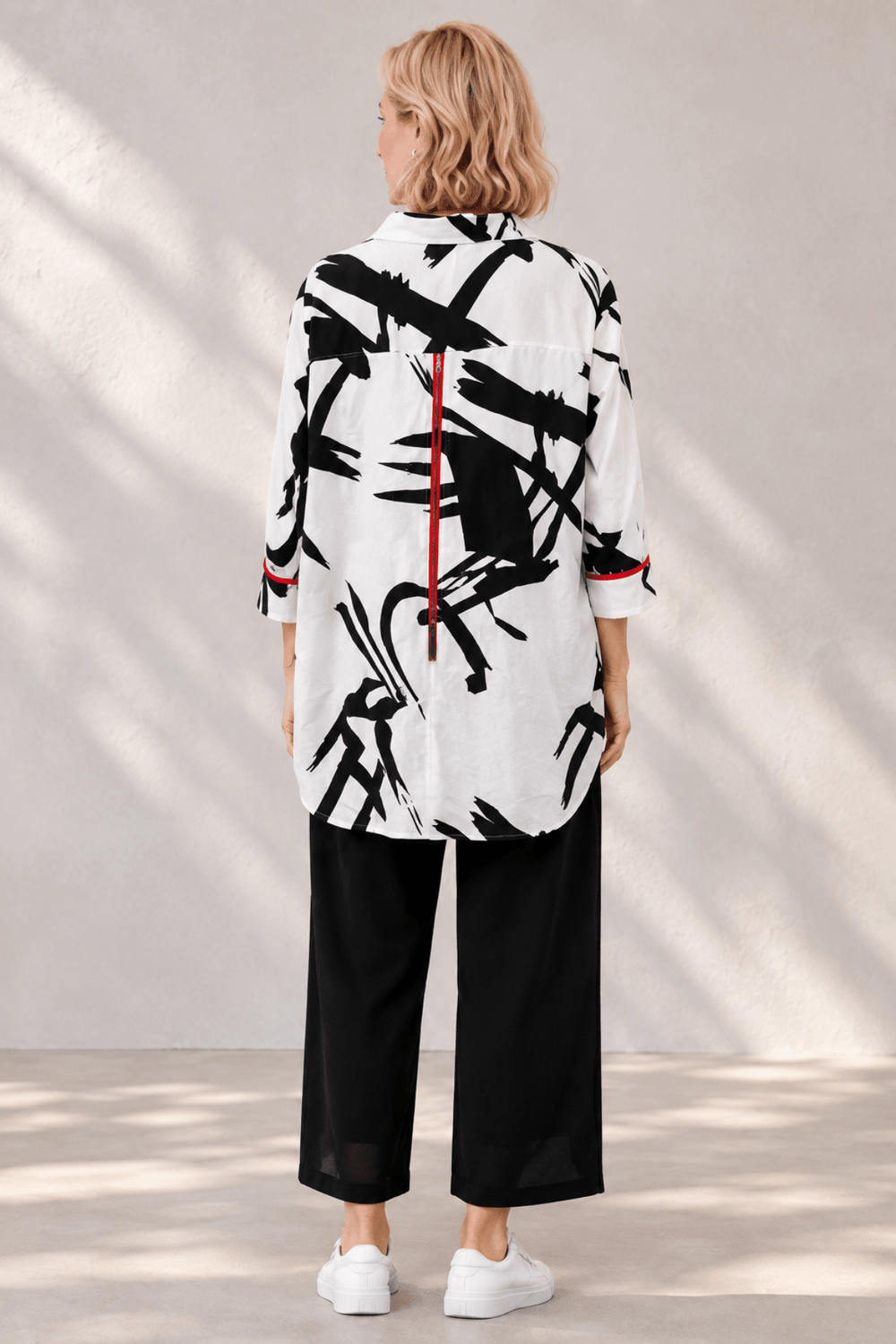 Amalfi Shirt - White - W6 - Pizazz BoutiqueWhispers