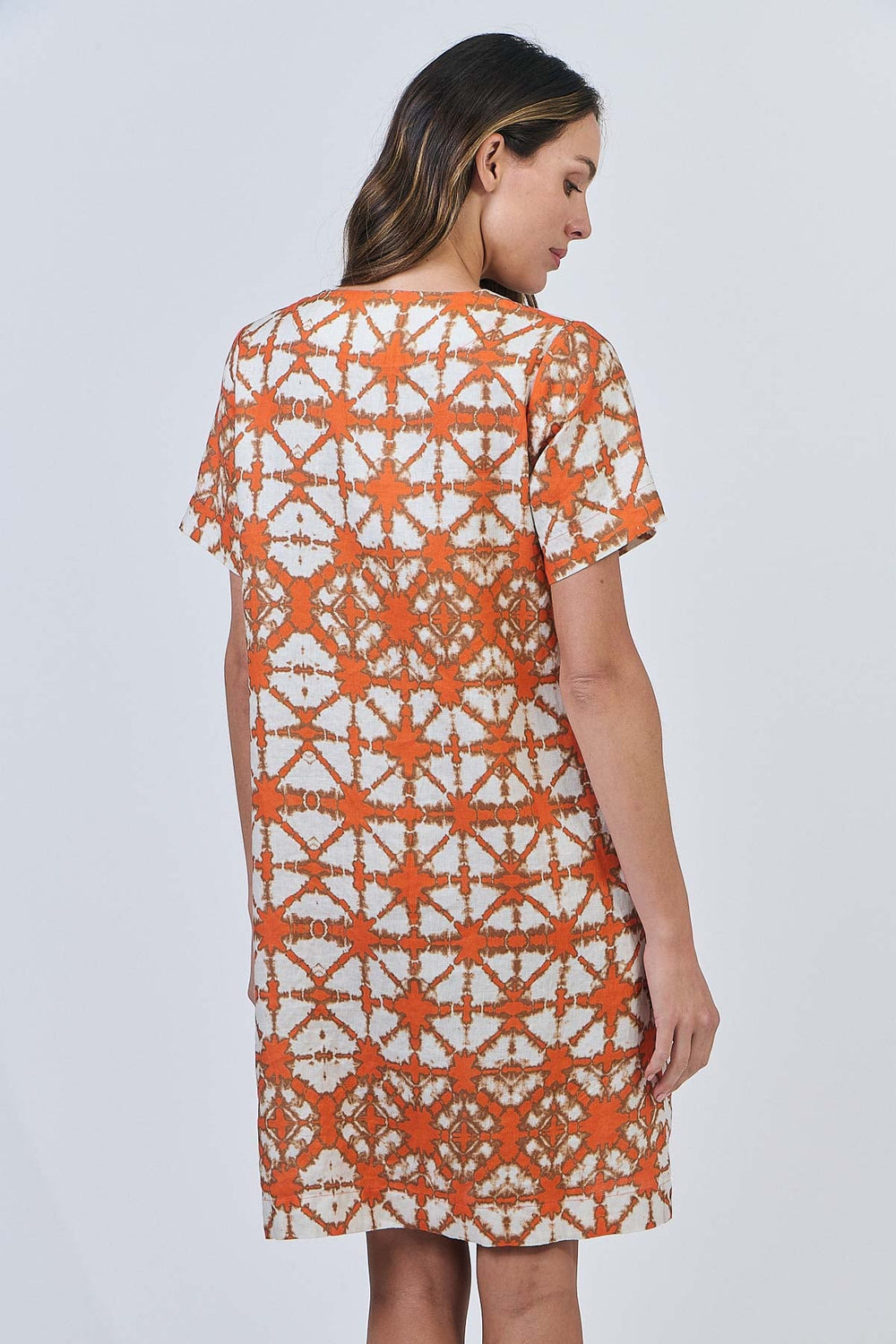 Amara Linen Dress - Urchin - OJ60 - Pizazz BoutiqueNaturals By O & J